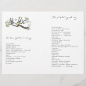 Hoesje programma voor vogelgeel en grijs (Achterkant)