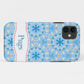 Hoesje Pug Pattern (Achterkant (horizontaal))