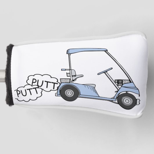 Hoesje "Putt Putt"-blades Golfheadcover (Voorkant)
