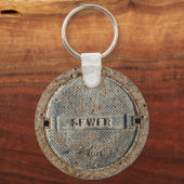Hoesje rioolmangat sleutelhanger (Voorkant)
