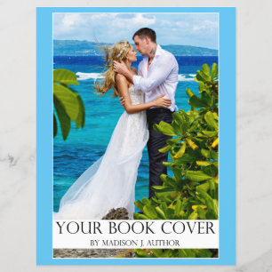 Hoesje romance Schrijver Boek Auteur Foto terug Flyer