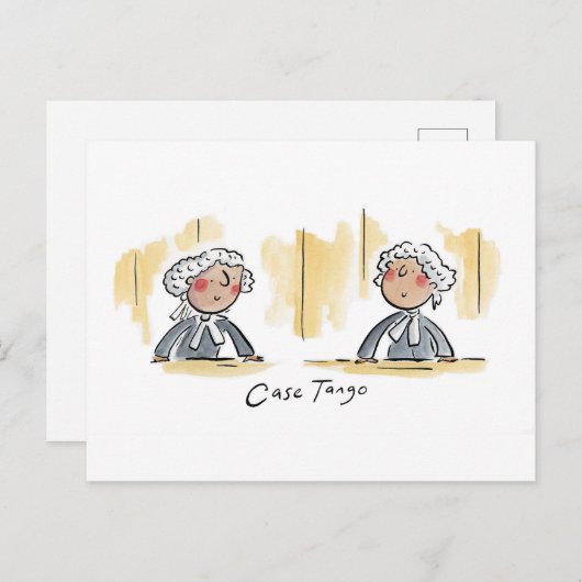 Hoesje Tango Briefkaart (Voorkant / Achterkant)