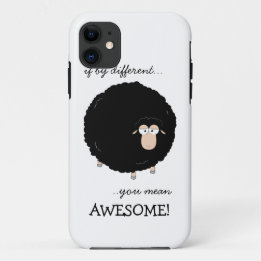 Hoesje ter illustratie van zwarte schapen