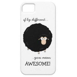 Hoesje ter illustratie van zwarte schapen