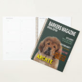 Hoesje Tibetan Mastiff Parody Magazine Planner (Display)