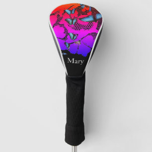Hoesje VAN BESTUURDER AANGEPASTE NAAM LACE EN BUTT Golfheadcover