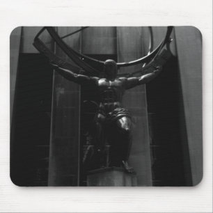  Hoesje van de Amerikaanse rockefeller Atlas statu Muismat