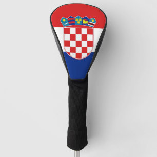 Hoesje van de golfbestuurder met Vlag van Kroatië Golfheadcover