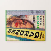 Hoesje van de groene zuster legpuzzel (Horizontaal)