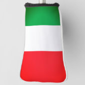 Hoesje van de Italiaanse vlag Golf Golfheadcover (Draai 90)