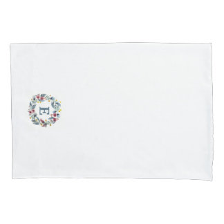 Hoesje van de kleine pelagische monogram kussensloop