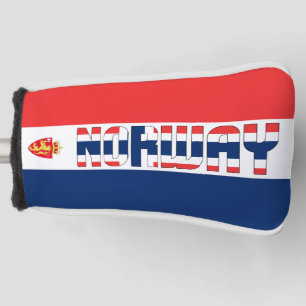 Hoesje van de Noorse vlag: een prachtig patriottis Golfheadcover