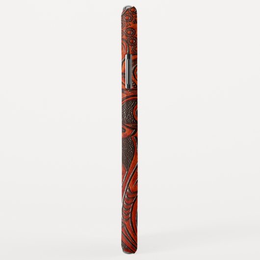 Hoesje van geboost leder (Achterkant/rechts)