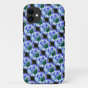 hoesje van gekleurde glazen geometrische bloem