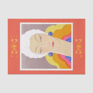 Hoesje van het mode magazine Art-Goût-Beauté Tissuepapier