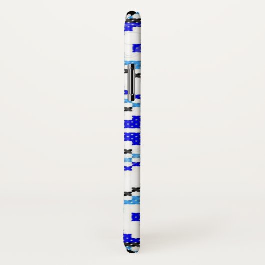 Hoesje van het Oekraïense blauwe geo Embroidery iP (Achterkant / rechts)