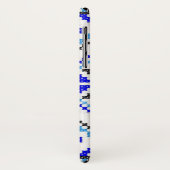 Hoesje van het Oekraïense blauwe geo Embroidery iP (Achterkant/links)