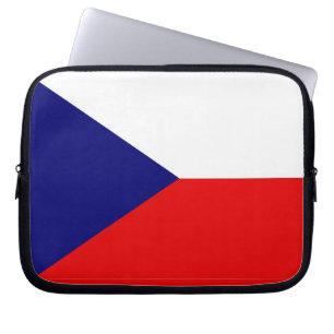 Hoesje van Tsjechische vlag voor laptop Sleeve