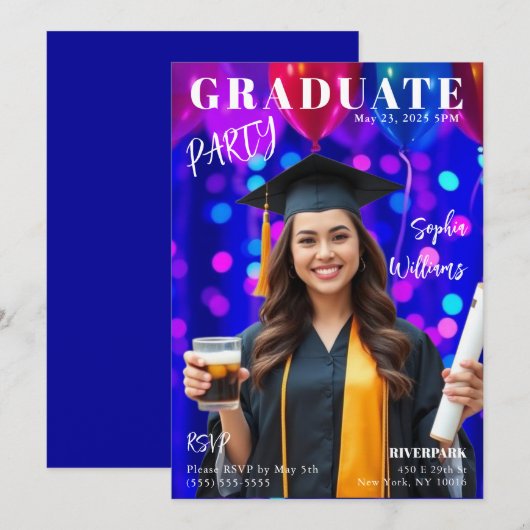 Hoesje voor afstuderen magazijn kaart (Voorkant / Achterkant)