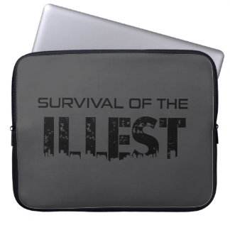 Hoesje voor ambachtsman kiest "Survival of the Ill Laptop Sleeve