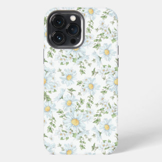 Hoesje voor iPhone / iPad met witte madeliefjes iPhone 13 Pro Max Hoesje
