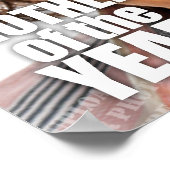 Hoesje voor persoonlijk tenteken van moeder poster (Hoek)