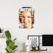 Hoesje voor persoonlijk tenteken van moeder poster (Thuiskantoor)