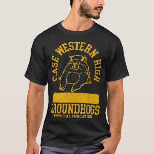 Hoesje Westerne hoge PE schrijven op Groundhog Day T-shirt