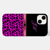 Hoesje Wild Pink Black (Achterkant (horizontaal))