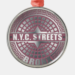 Hoesjes Bronx Metalen Ornament