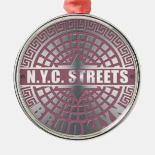 Hoesjes Brooklyn Metalen Ornament