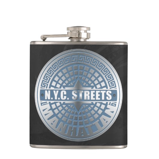 Hoesjes Manhattan Heupfles (Voorkant)