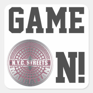 Hoesjes Manhattan Vierkante Sticker