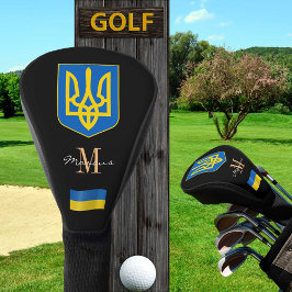 Hoesjes van Golf Clubs uit Oekraïne en vlaggen Golfheadcover