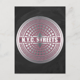 Hoesjes van mangaten NYC Briefkaart