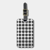 Hoesjes zwarte marmer bagagelabel (Voorkant verticaal)