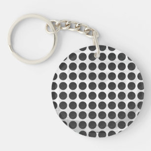 Hoesjes zwarte marmer sleutelhanger