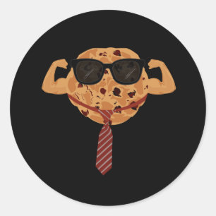 Hoest koekje - Koel Ronde Sticker