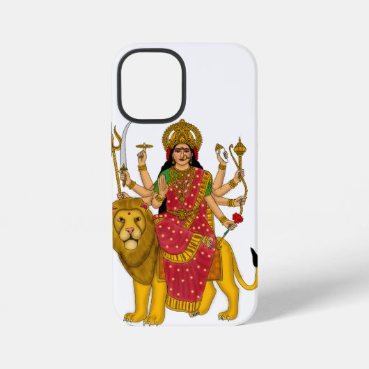 Hoestbeeld Durga telefoonhoes iPhone Hoesje (Achterkant)