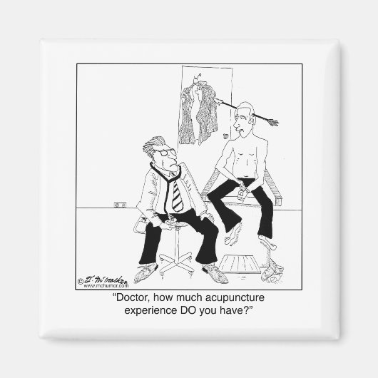 Hoeveel Acupunctuur ervaring heb je? Magneet (Voorkant)