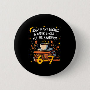 Hoeveel avonden per week moet je 6 7 L lezen Ronde Button 5,7 Cm
