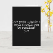 Hoeveel Avonden Per Week Moet Je 6 7 M Lezen Kaart (Gele Bloem)