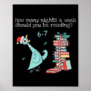 Hoeveel avonden per week moet je 6-7 T lezen Poster