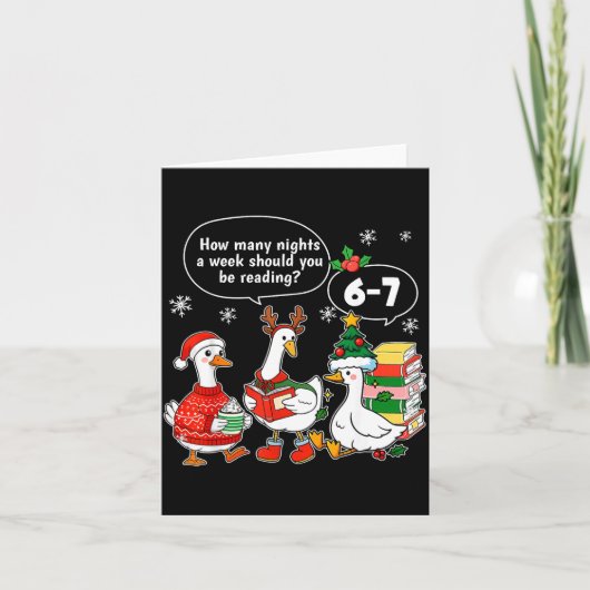 Hoeveel Avonden Per Week Moet Je 6-7 X Lezen Kaart (Voorkant)