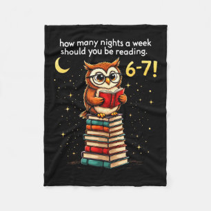 Hoeveel Avonden Per Week Moet Je Lezen_ 6–7 Leuke Fleece Deken