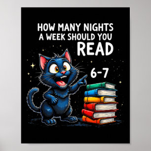 Hoeveel Avonden Per Week Moet Je Lezen_ 6–7 Leuke Poster