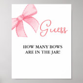 hoeveel boog zijn in het jar Bow vrijgezellenfeest Poster (Voorkant)