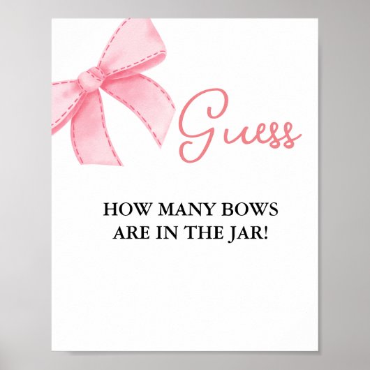 hoeveel boog zijn in het jar Bow vrijgezellenfeest Poster (Voorkant)