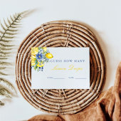 Hoeveel Citroen Drops Bruiloft Feest Spelkaart Informatiekaartje