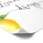 Hoeveel citroendruppels zitten er in de pot? poster (Hoek)